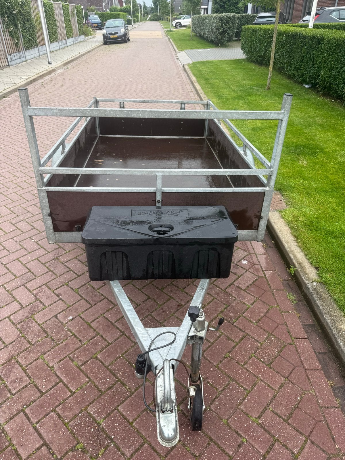 Aanhangwagen ongeremd 230x130, Ophalen, Gebruikt