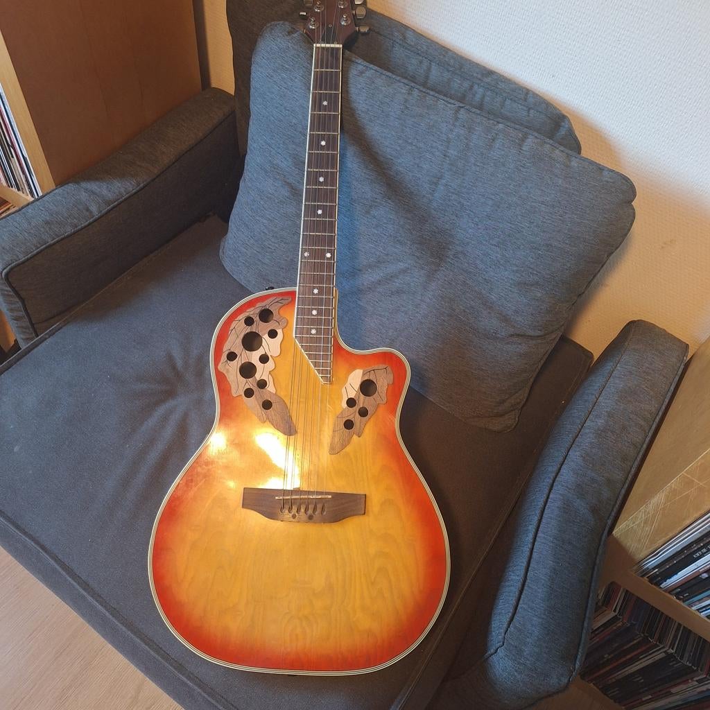Stagg Semi-akoestische Gitaar - Goede Beginnersgitaar, Ophalen, Gebruikt, Western- of Steelstringgitaar, Met (piezo-)element