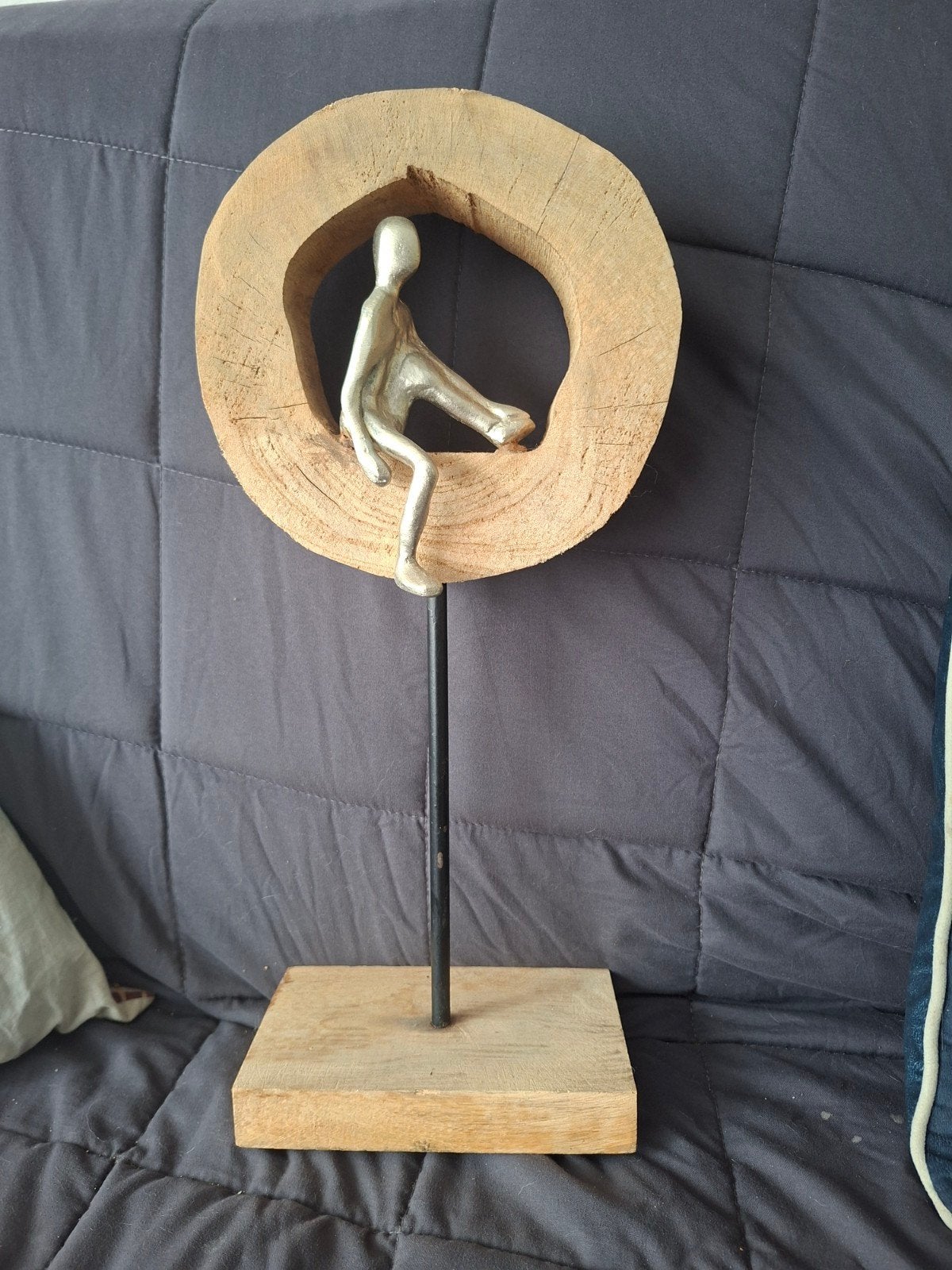 mooi sculptuur, Antiek en Kunst, Ophalen of Verzenden, Hout