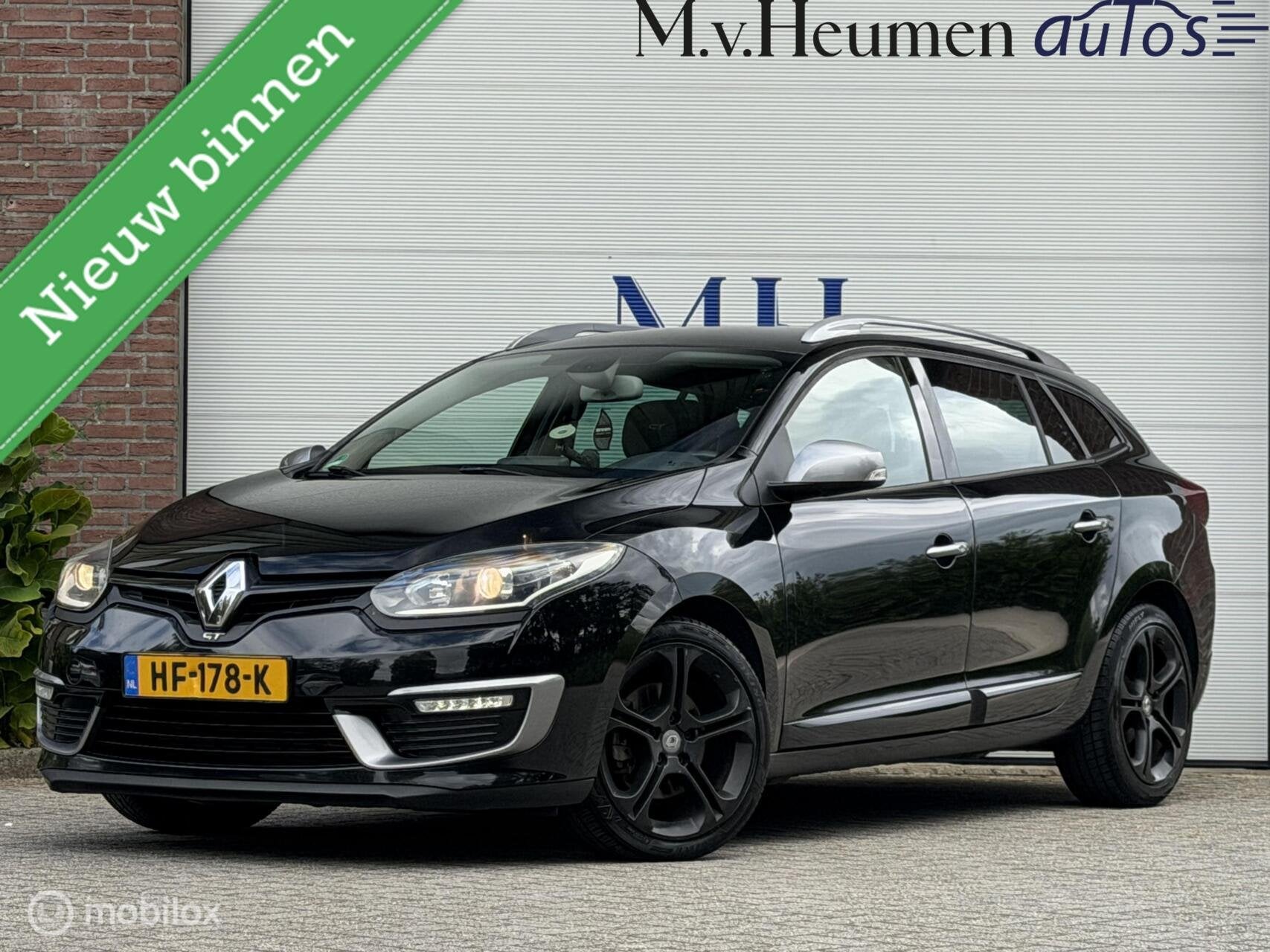 Renault Megane Estate 2.0 Turbo 163PK GT-Line Facelift 2015, Auto's, Voorwielaandrijving, Gebruikt, Zwart, 4 cilinders