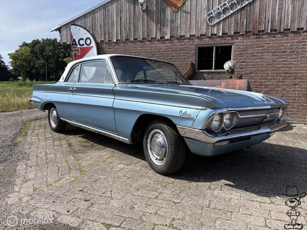 Oldsmobile Cutlass f85 Coupe 215 V8, Auto's, Oldtimers, Bedrijf, Te koop, Metallic lak, Oldsmobile, Benzine, Coupé, Automaat, Blauw