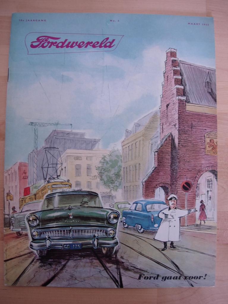 Ford Wereld Maart 1955 – Fordwereld, Boeken, Ford, Ophalen of Verzenden, Zo goed als nieuw, Ford
