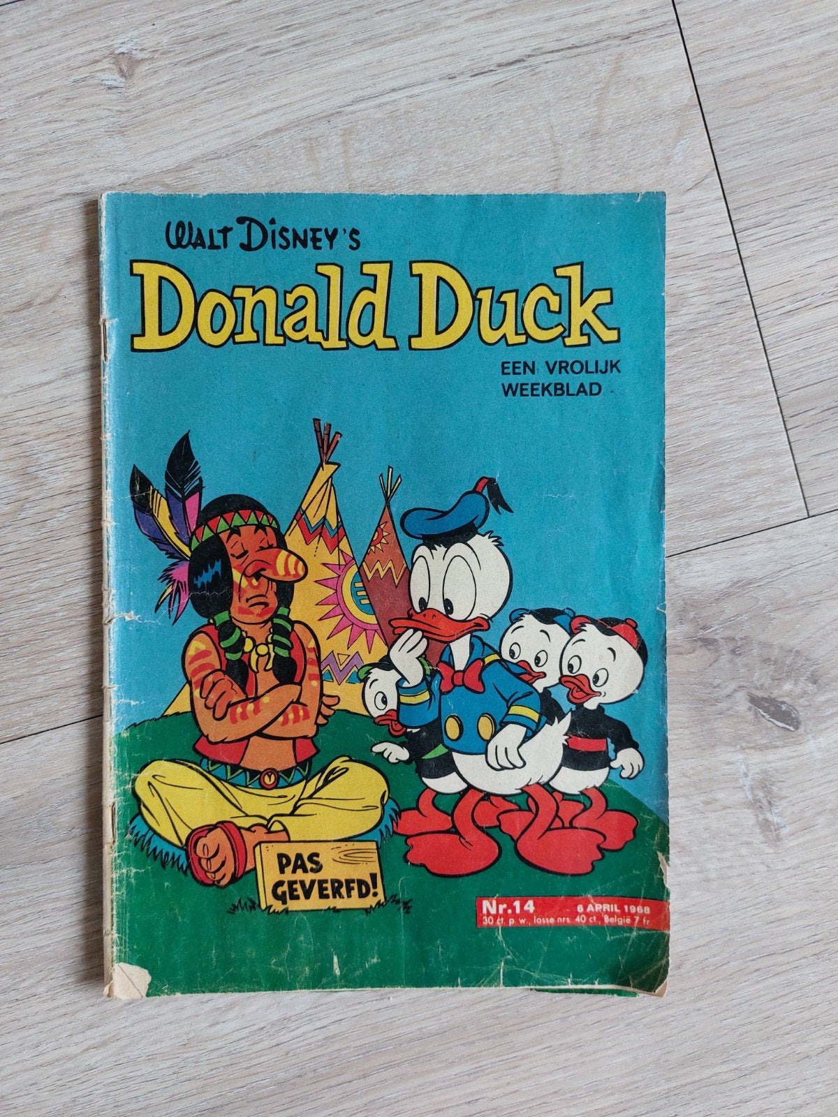 Donald Duck nummer 14 - 1968, Boeken, Stripboeken, Eén stripboek, Ophalen, Gelezen