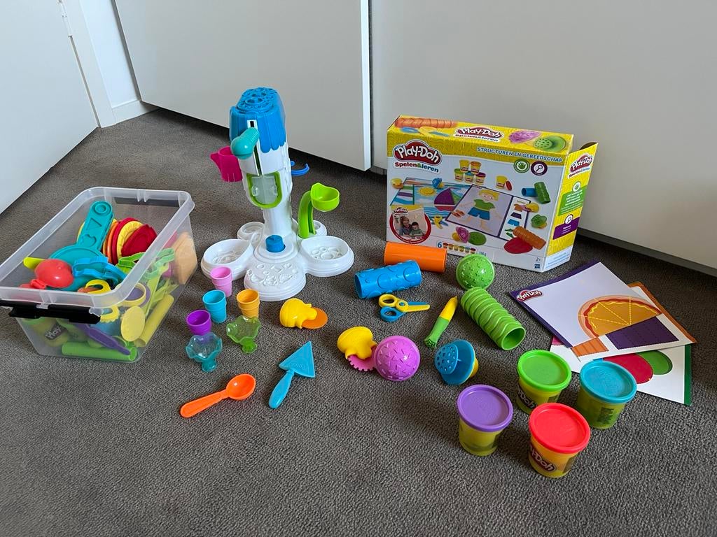 Playdoh klei ijsmachine met accessoires, Ophalen, Gebruikt, Jongen of Meisje