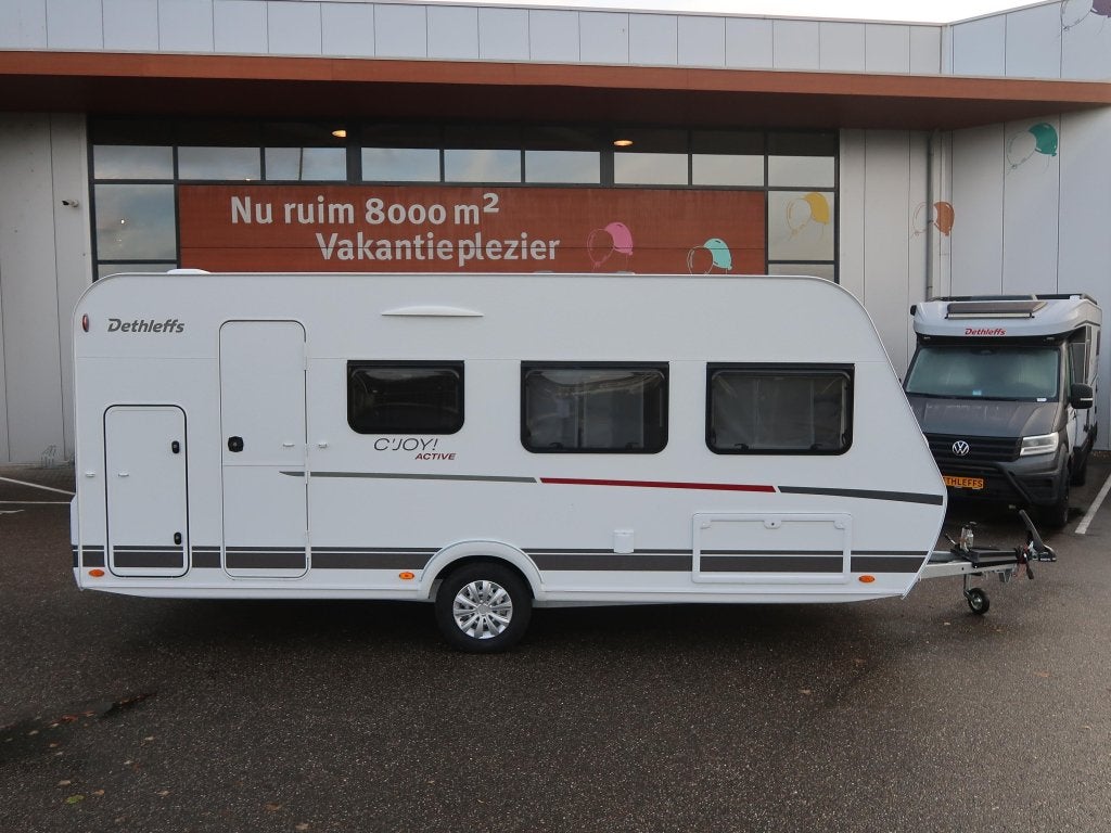 Dethleffs C'Joy 480 QLK ACTIVE !! ACTIE MODEL !!!, Caravans en Kamperen, Caravans, Schokbreker, 750 - 1000 kg, Dethleffs, 5 tot 6 meter