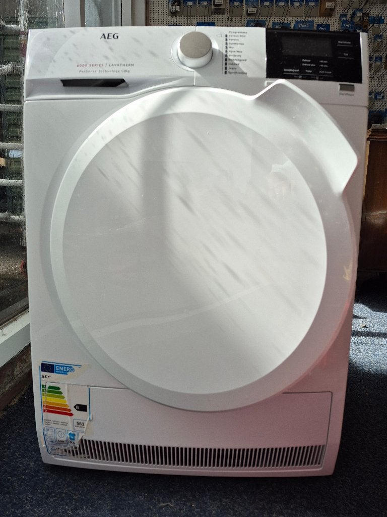 Zeer mooie AEG Condensdroger., Witgoed en Apparatuur, Ophalen, 8 tot 10 kg, Zo goed als nieuw, Voorlader