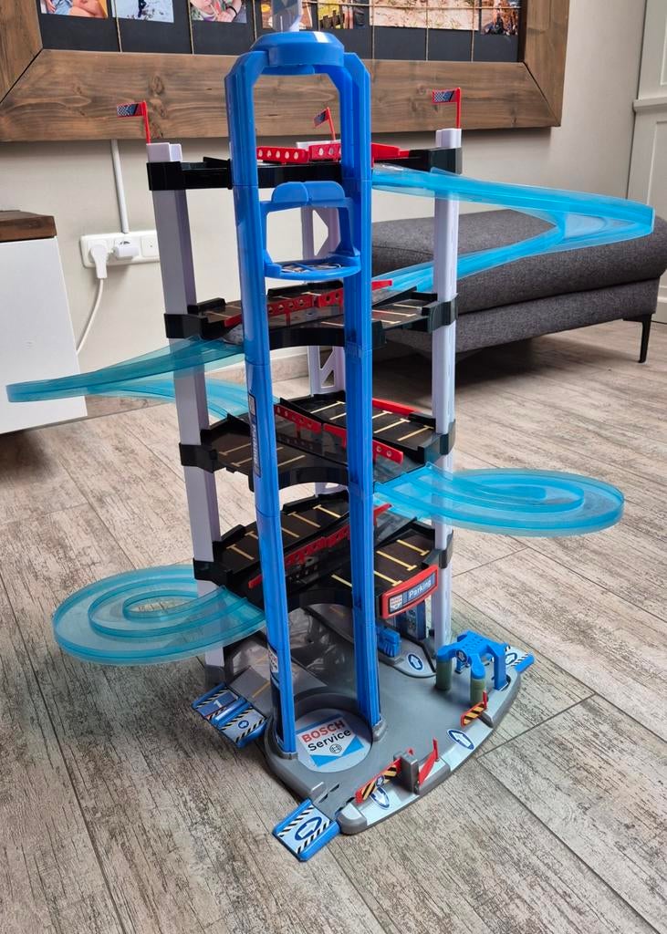 Bosch Service Parkeergarage met Spiraalbanen, Ophalen of Verzenden, Gebruikt, Jongen of Meisje