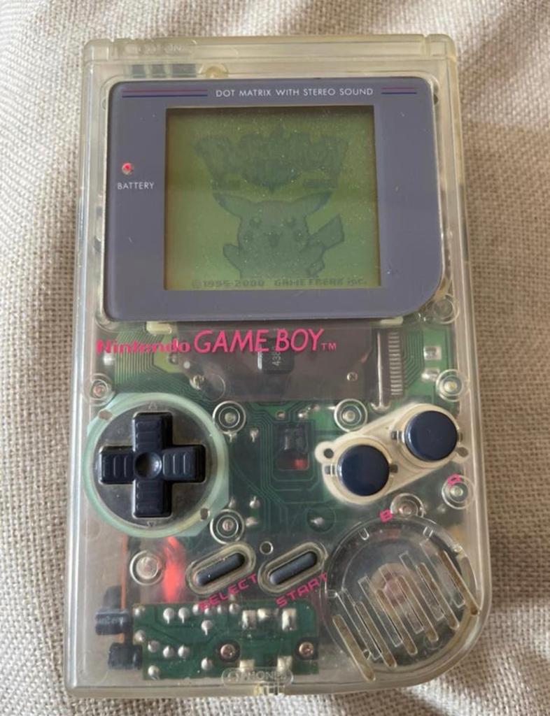 Nintendo Game Boy Classic (DMG-01) Play It Loud! Transparant, Spelcomputers en Games, Spelcomputers | Nintendo Game Boy, Ophalen of Verzenden