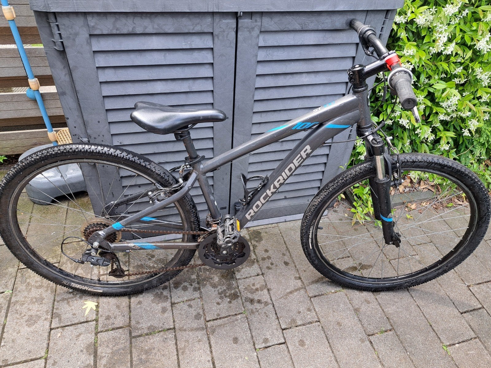 Jongensfiets 24 inch Rockrider ST100 Mountainbike, Gebruikt, Hardtail, 49 tot 53 cm, Ophalen