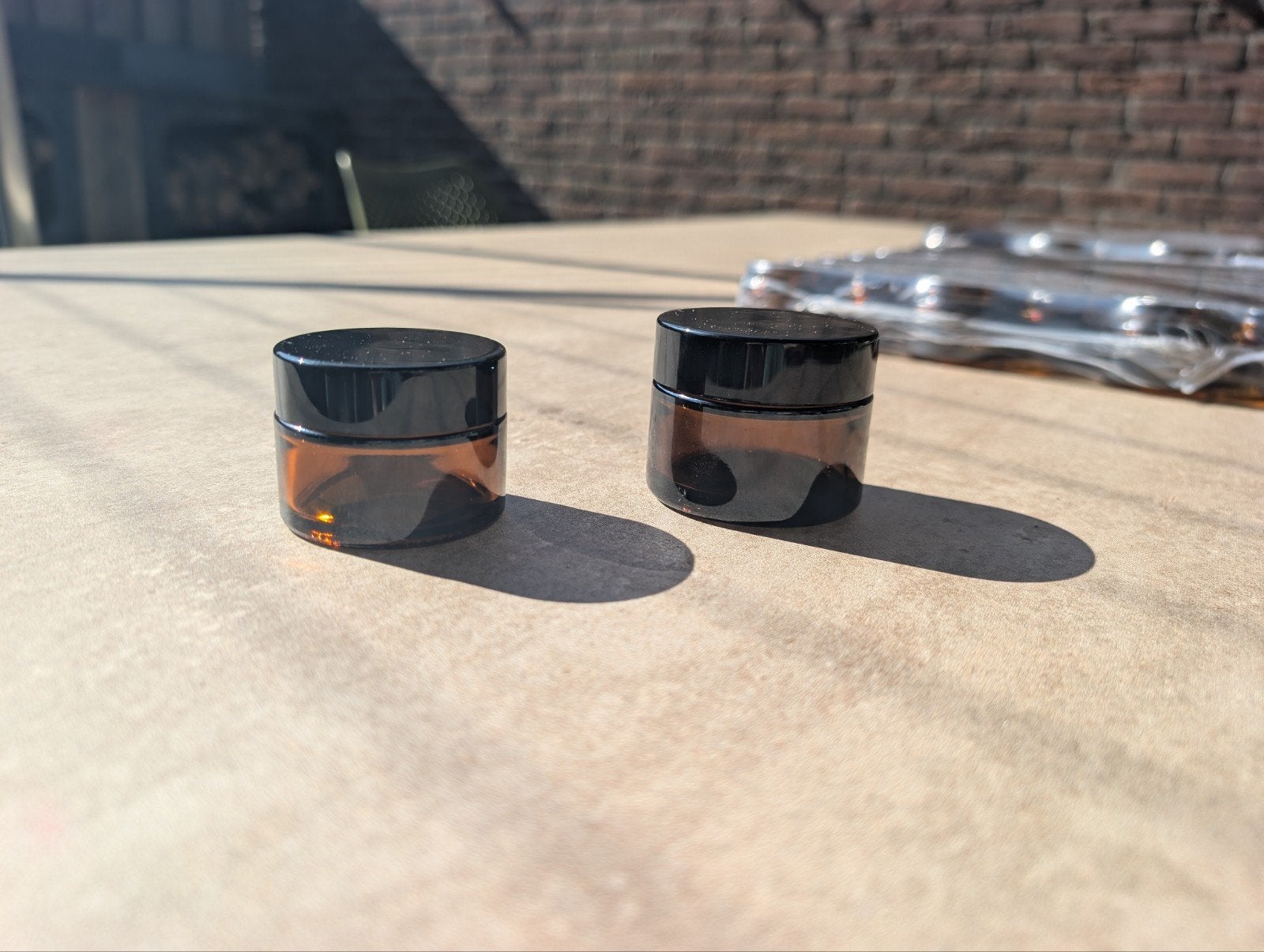 Glazen potjes voor cosmetica en zalf (30 en 50 ml), Ophalen of Verzenden, Nieuw