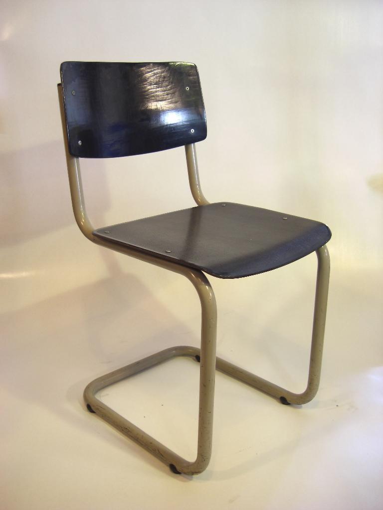Slede-stoel van Ahrend de Cirkel, Ophalen, Gebruikt, Gispen, Grijs