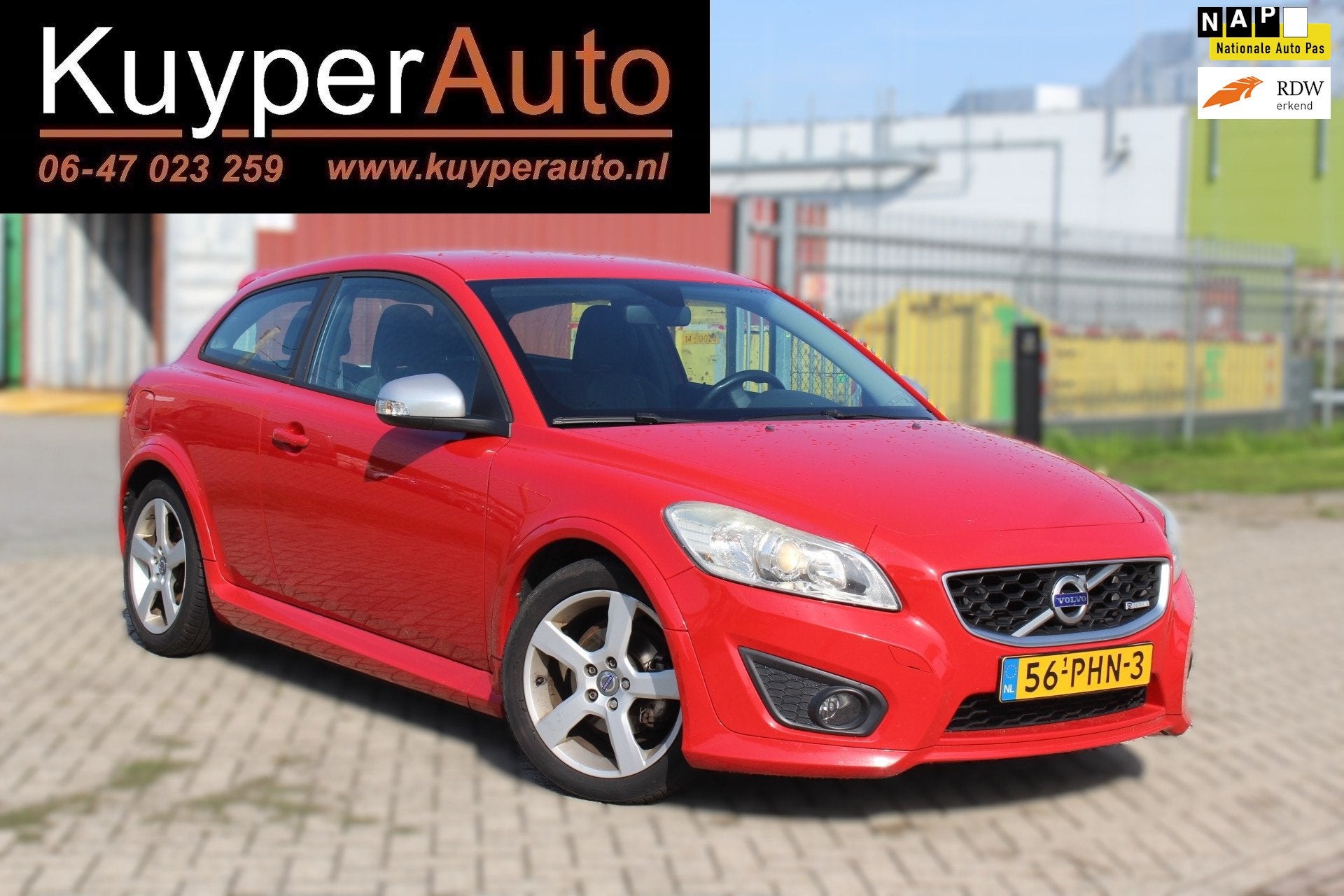 Volvo C30 1.6 D2 R-Edition clima leder cruise trekhaak goed, Auto's, Voorwielaandrijving, Euro 5, Gebruikt, 4 cilinders