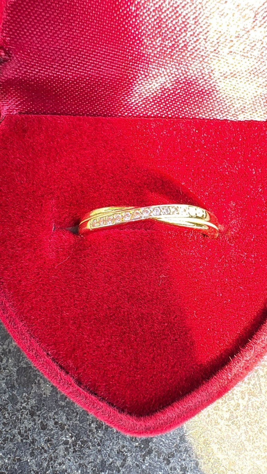 Relatie of vriendschap ring, Ophalen of Verzenden, Zo goed als nieuw, Dame, Goud