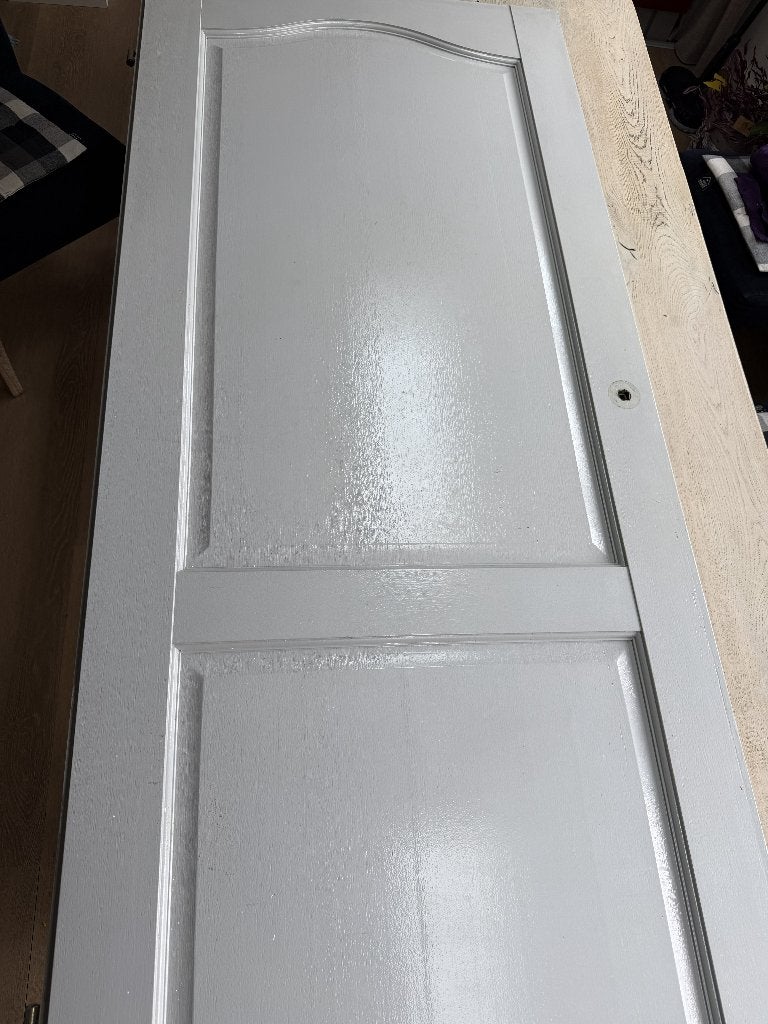 Deur - opdekdeur - 83 cm x 200 cm, Doe-het-zelf en Verbouw, Ophalen, Gebruikt, 80 tot 100 cm, Binnendeur