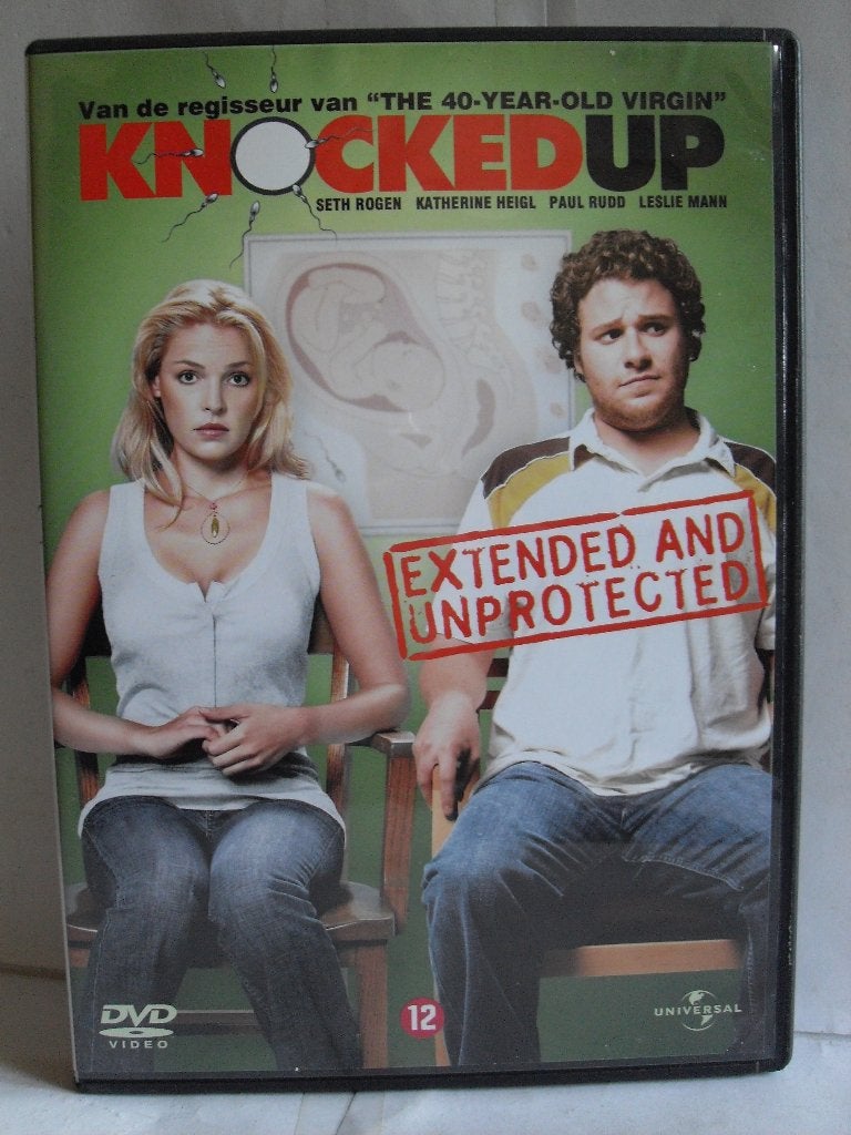 Knocked Up (originele dvd) Katherine Heigl, Nederlands, Romantische komedie, Ophalen of Verzenden, Zo goed als nieuw