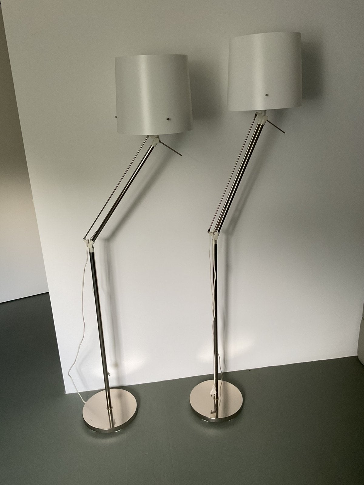 Ikea vloerlampen (2), Ophalen, Gebruikt, Modern, Metaal