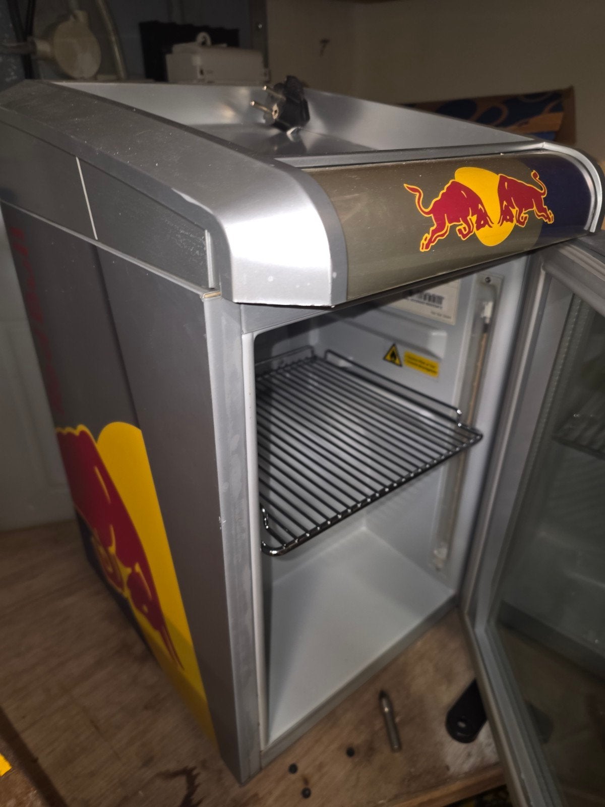 Red Bull Mini Koelkast - Perfect voor Drankjes, Ophalen of Verzenden, Minder dan 75 liter, Zonder vriesvak, Gebruikt