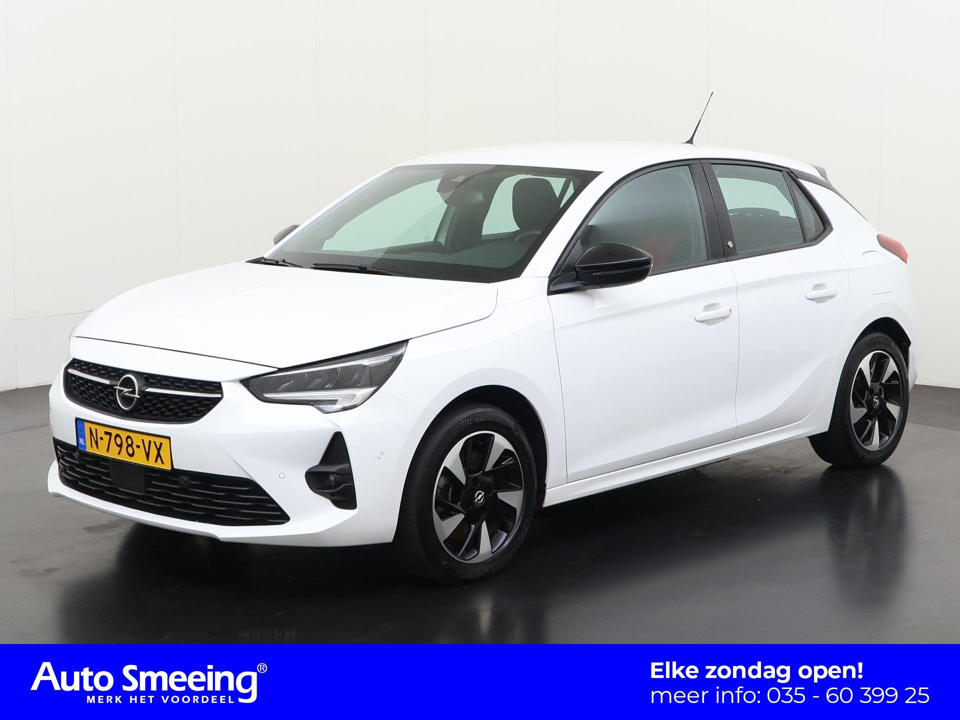 Opel Corsa-e GS Line 50 kWh | SOH 90% | Camera | Blind Spot, Gebruikt, 900 min, Wit, Origineel Nederlands