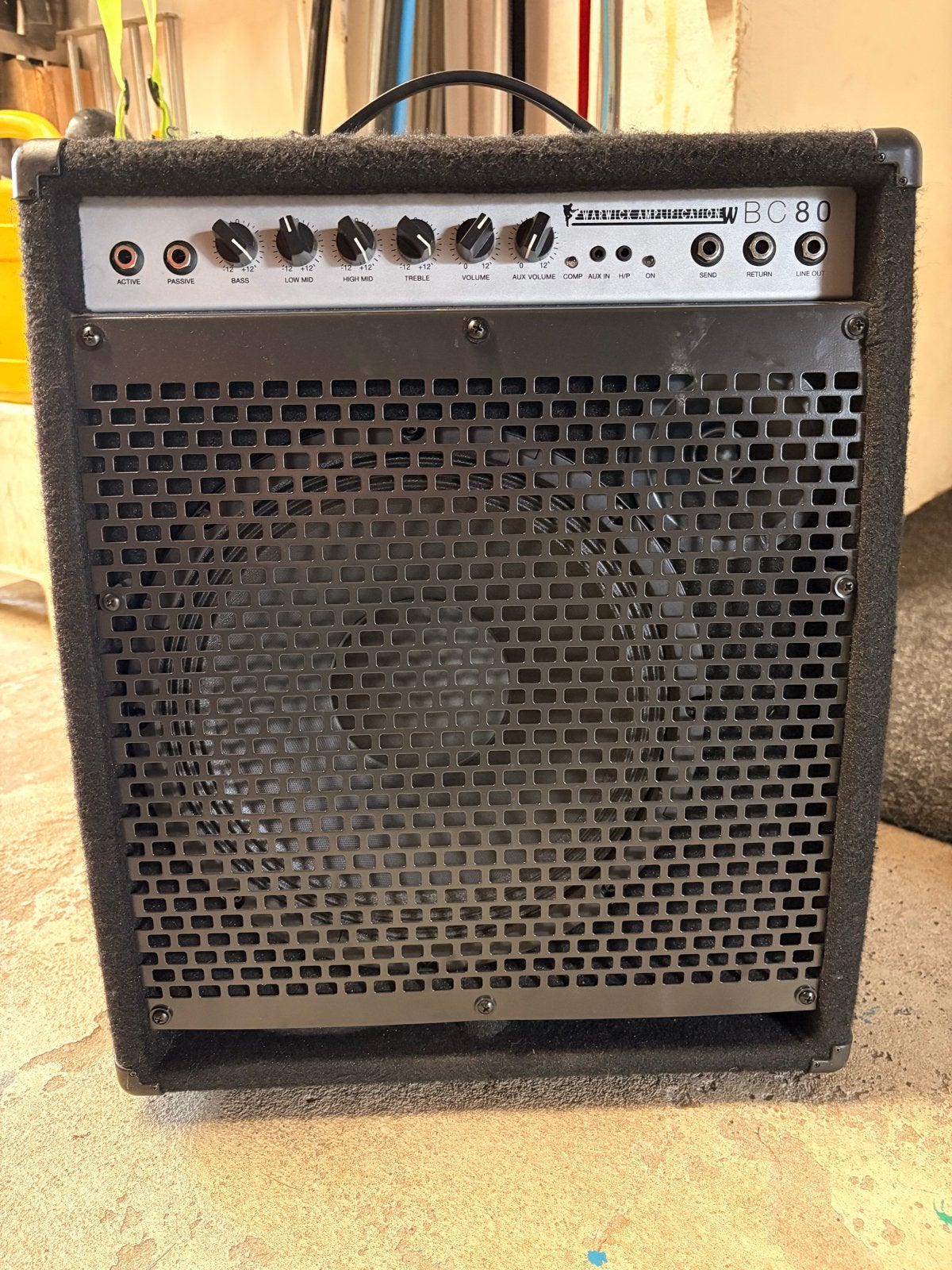 Warwick BC80 Basgitaarversterker - 80 Watt Combo, Muziek en Instrumenten, Ophalen, Gebruikt, Basgitaar, 50 tot 100 watt
