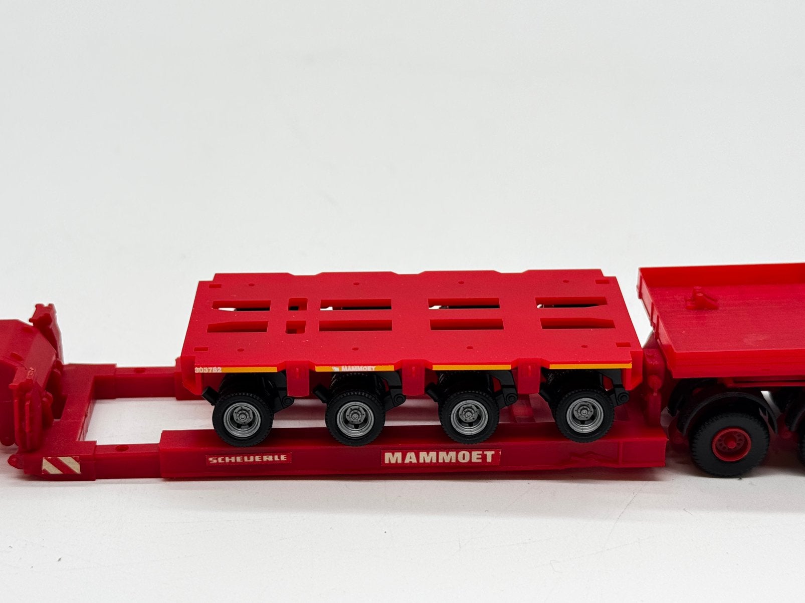 HERPA 4 assige SCHEUERLE MODULE MAMMOET LADING UITBREIDING, ., Nieuw, Ophalen of Verzenden, Bus of Vrachtwagen