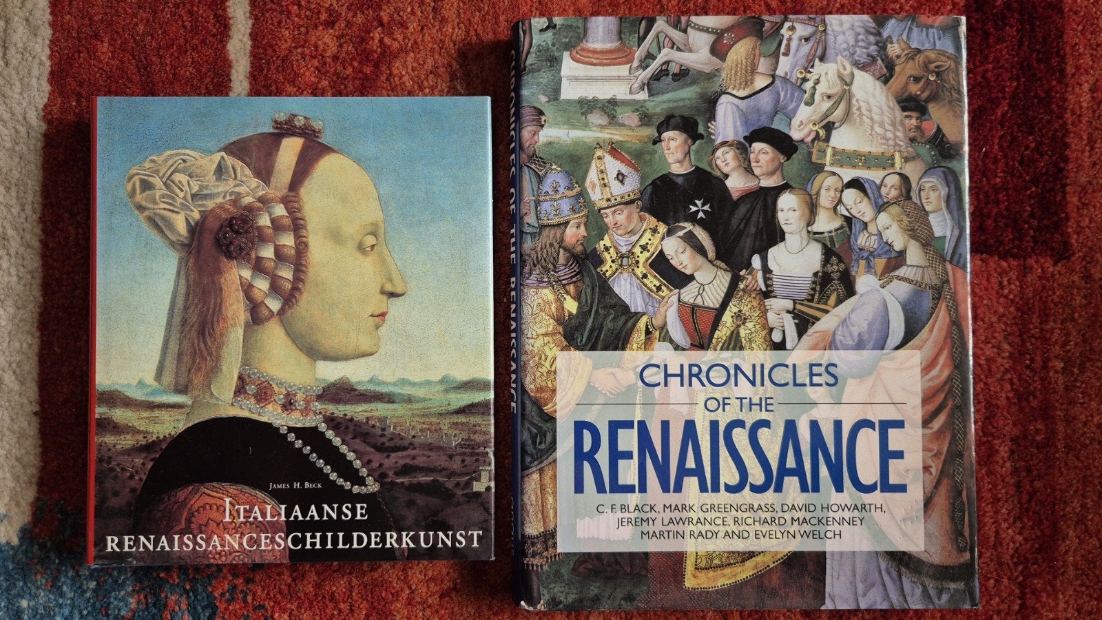 Twee boeken Renaissance kunst, Ophalen of Verzenden