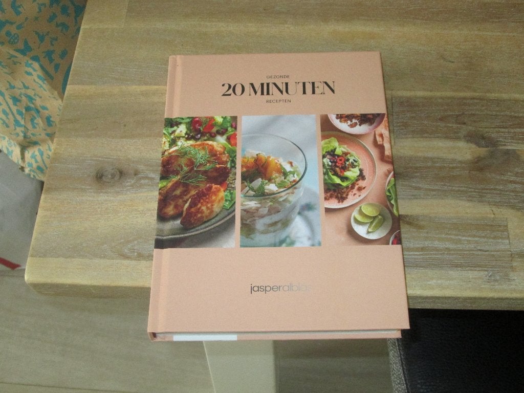 Gezonde 20 Minuten Recepten - Jasper Alblas Kookboek, Jasper Alblas, Dieet en Voeding, Nieuw, Ophalen of Verzenden
