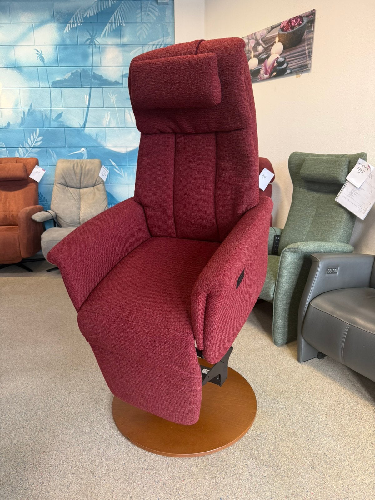 Met alle opties Prominent C-102 sta op stoel relax fauteuil, Verzenden, Nieuw, Stof, Ruim 100 modellen in alle kleuren en maten al va 395€