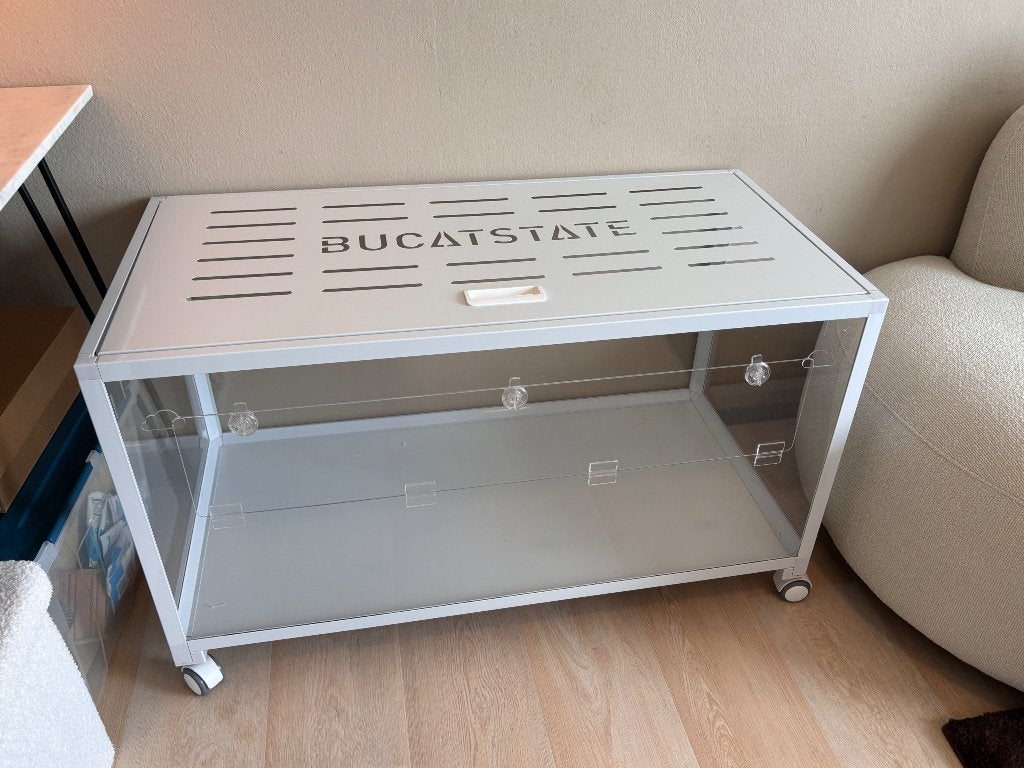 BUCATSTATE 100x50 hamsterkooi (incl. Niteangel accessoires), Dieren en Toebehoren, Kooi, Hamster, Zo goed als nieuw, 75 tot 110 cm