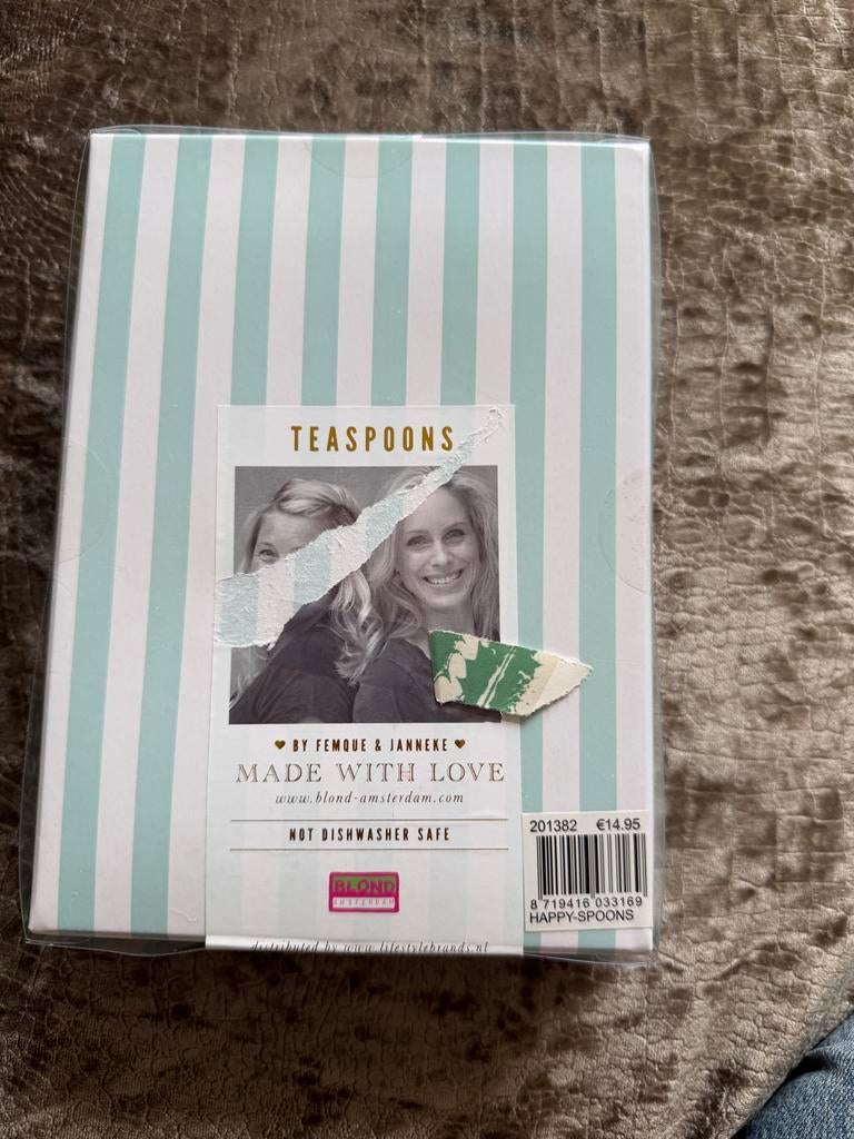 Blond Amsterdam Happy Spoons - Niet gebruikt, Ophalen, Zo goed als nieuw, Rvs of Chroom, Los bestek