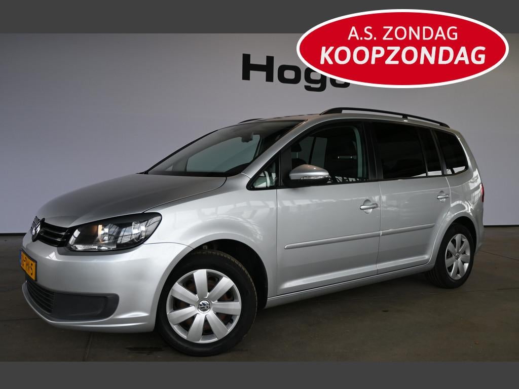Volkswagen Touran 1.4 TSI Comfortline Clima Navigatie Cruise, Euro 5, 4 cilinders, Met garantie (alle), Origineel Nederlands