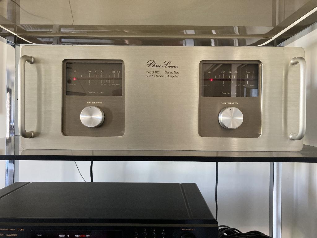 Phase Linear 400 versterker, Overige merken, Gebruikt, Ophalen of Verzenden, 120 watt of meer