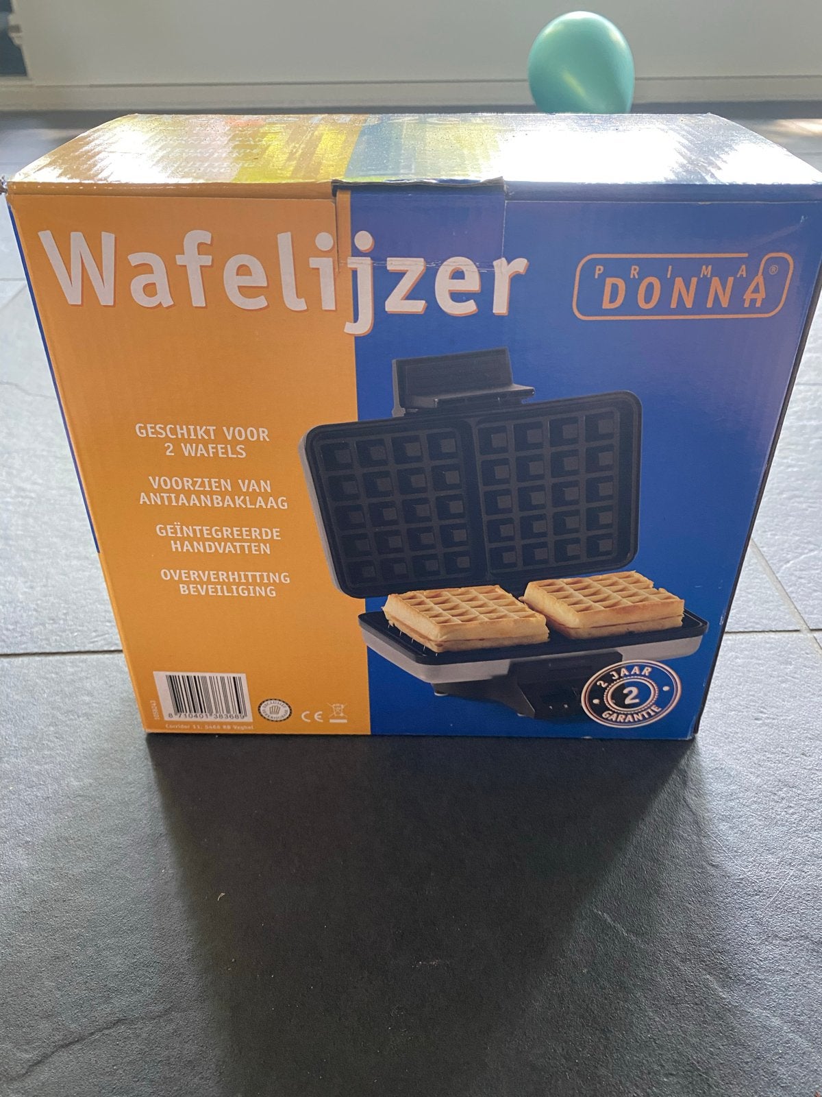 Prima Donna Wafelijzer - Nieuw in doos, Witgoed en Apparatuur, Wafelijzers, Ophalen of Verzenden, Nieuw