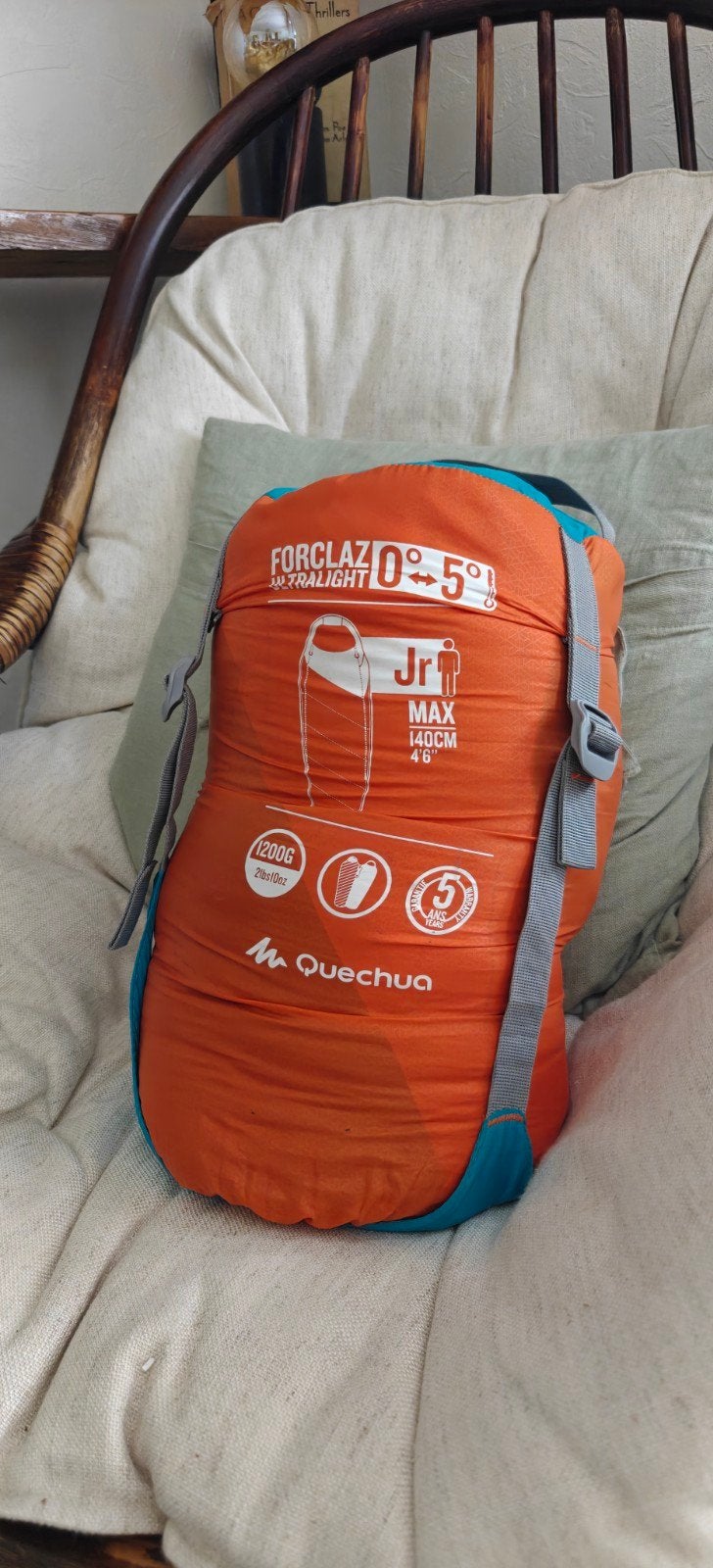 Quechua Forclaz Ultralight Slaapzak Junior 0-5C, Ophalen of Verzenden, Zo goed als nieuw