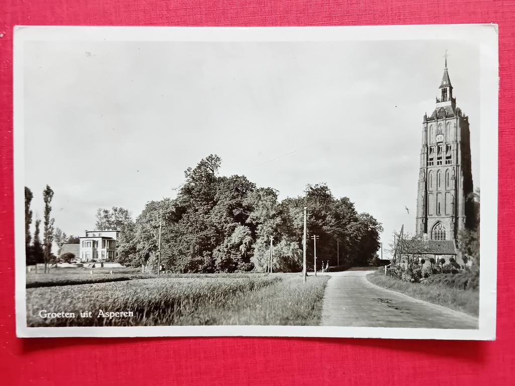 Ansichtkaart Asperen, Ophalen of Verzenden