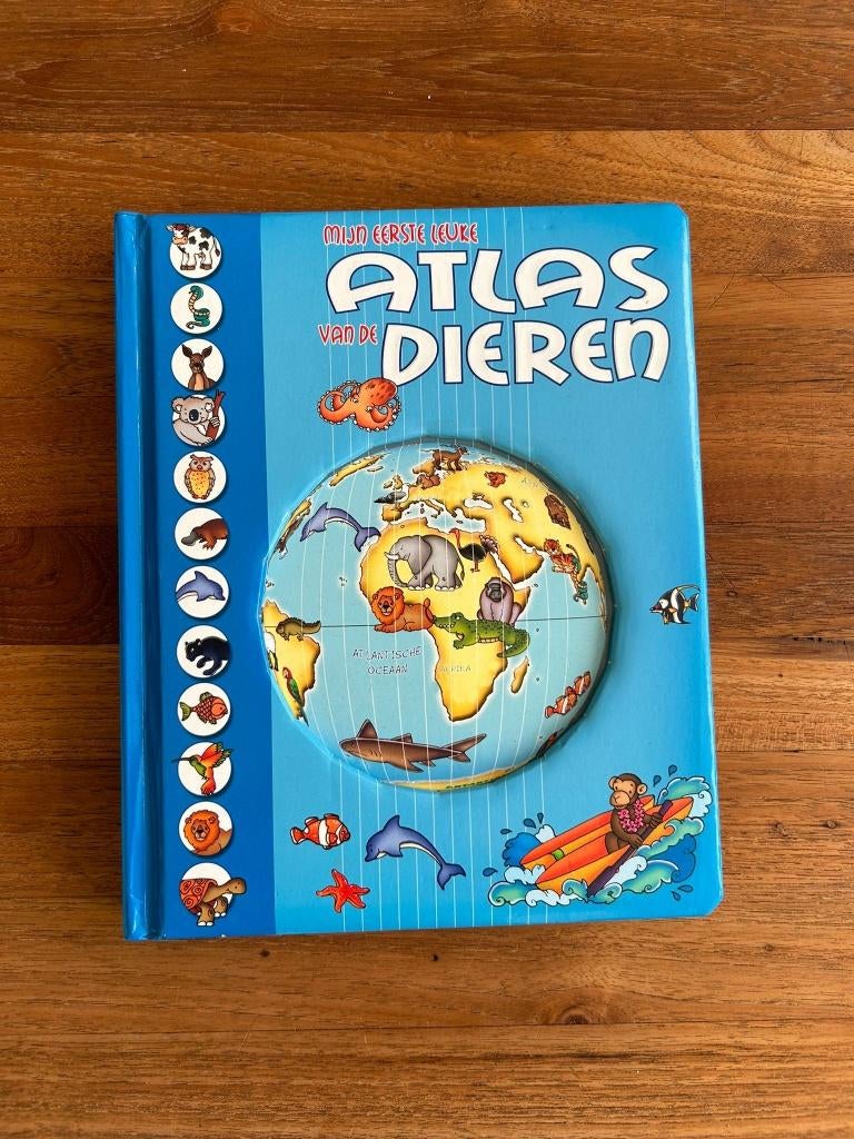 mijn eerste leuke dieren atlas van de dieren, Boeken, Kinderboeken | Jeugd | onder 10 jaar, Ophalen of Verzenden, Gelezen, Leuke dieren atlas