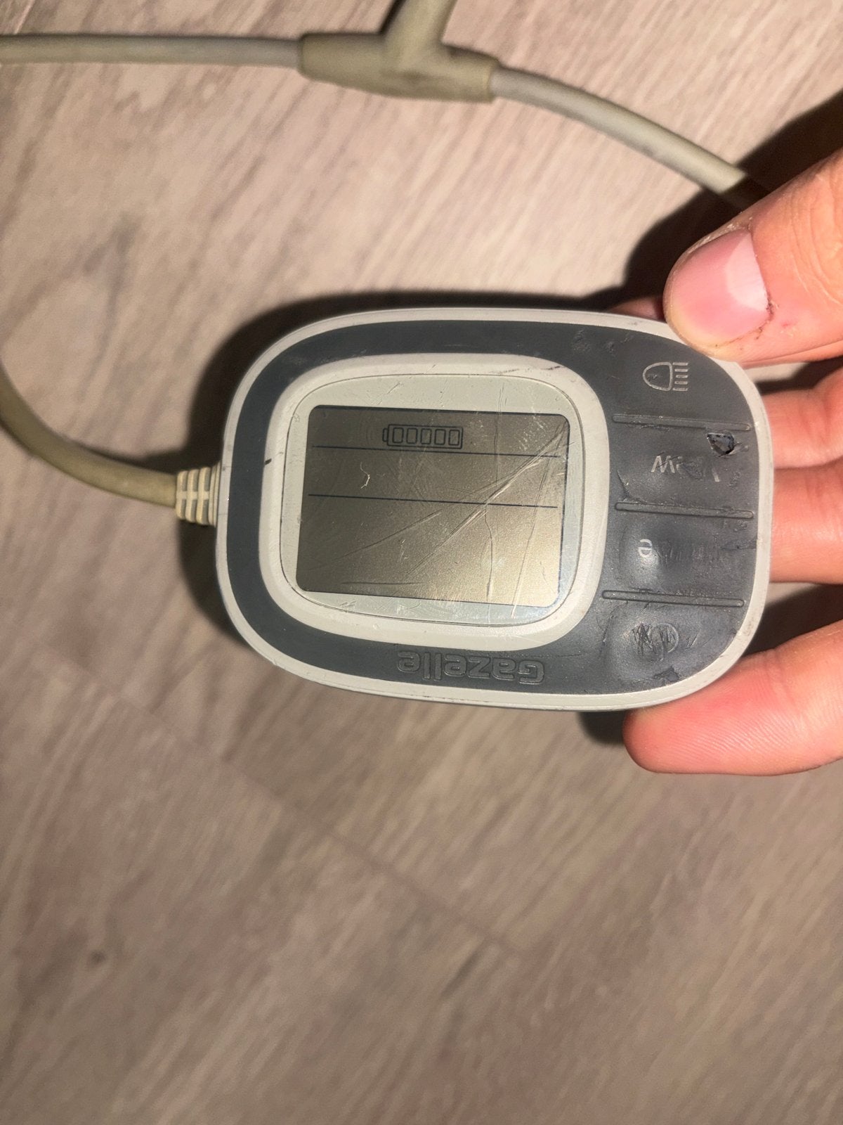 Gazelle fietscomputer met bedrading, Ophalen of Verzenden, Gebruikt