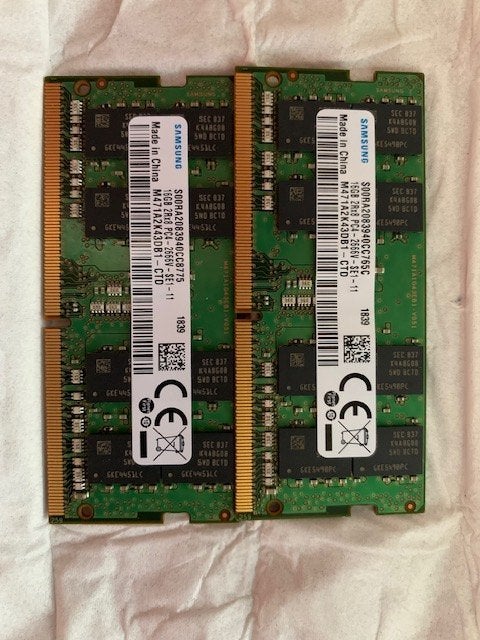 Geheugen, Computers en Software, RAM geheugen, 2.666 MT/s, DDR4, Ophalen of Verzenden, Zo goed als nieuw