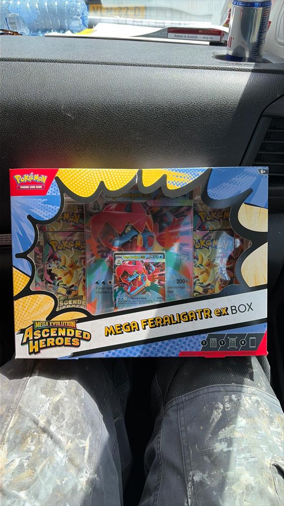 Mega Feraligatr ex box - Ascended Heroes Pokémon TCG, Ophalen, Nieuw, Boosterbox