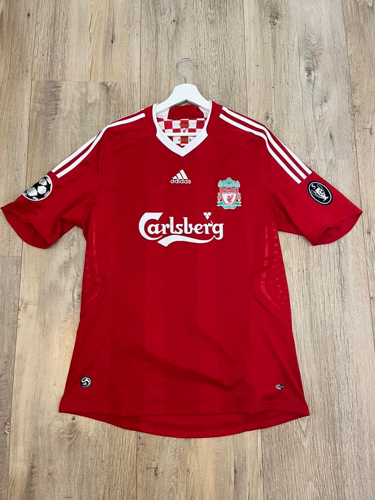 Liverpool LFC thuisshirt 2008/10, Maat 52/54 (L), Ophalen of Verzenden, Zo goed als nieuw, Voetbal