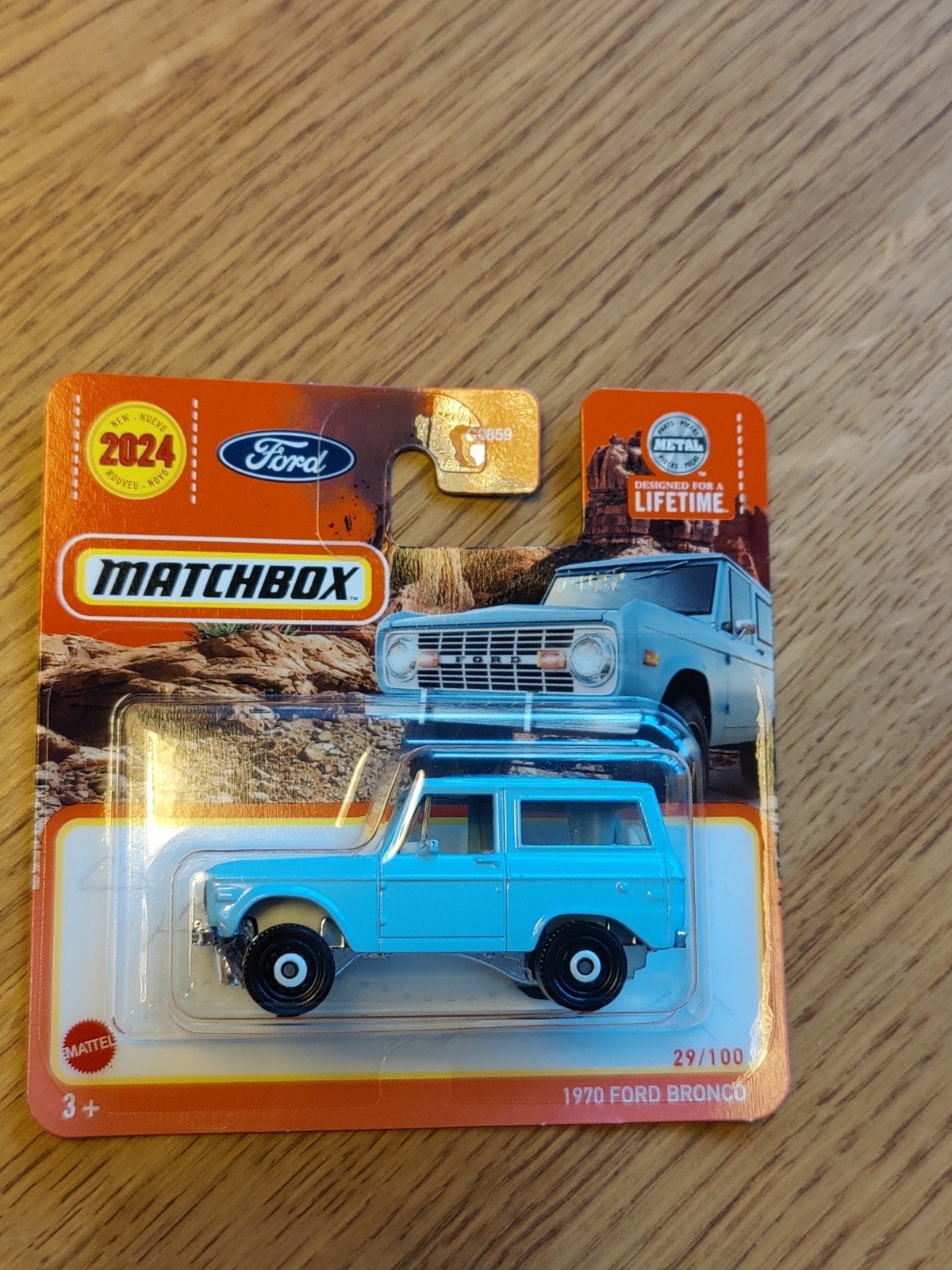 Matchbox Ford Bronco BLAUW, Ophalen of Verzenden, Auto