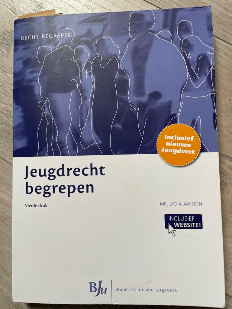 Jeugdrecht begrepen - Vierde druk (incl. nieuwe Jeugdwet), Boeken, Studieboeken en Cursussen, Ophalen of Verzenden, Gamma, Gelezen