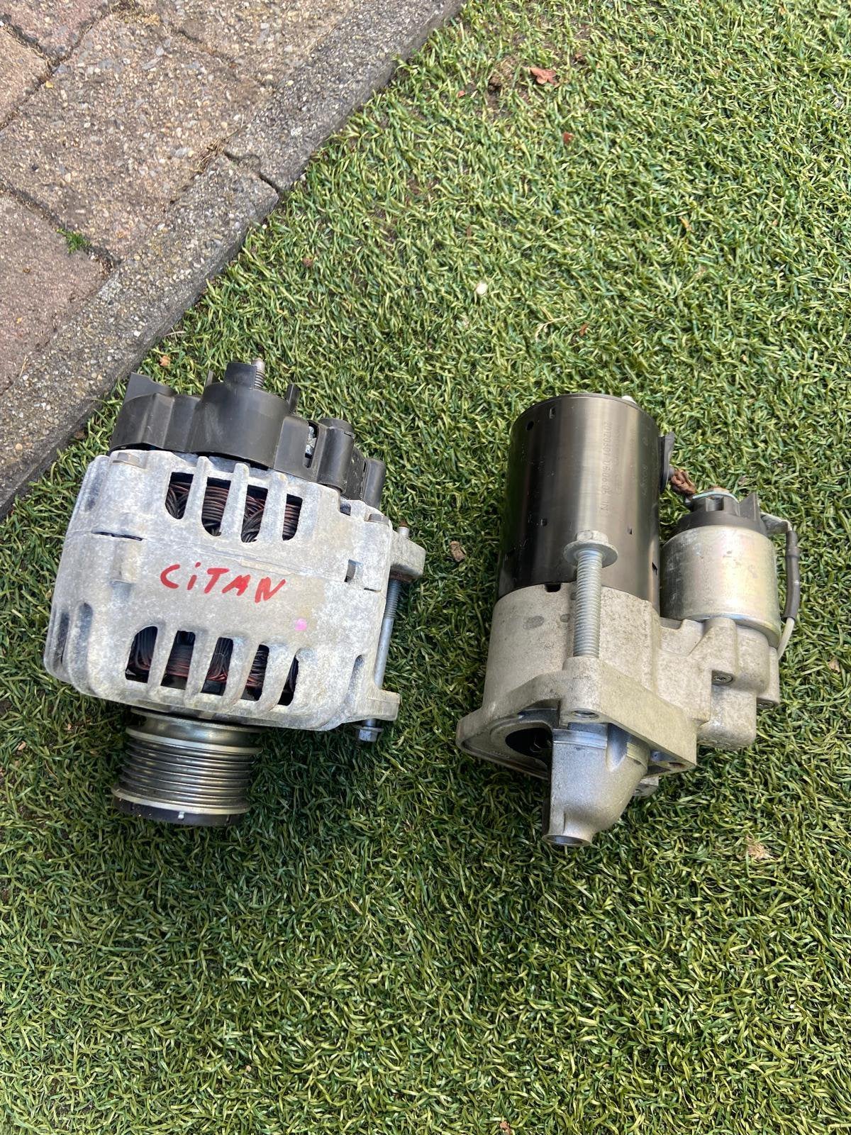 Startmotor en dynamo Mercedes Citan, Ophalen