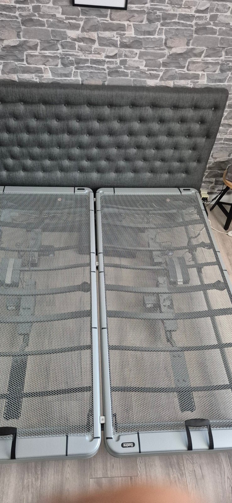 Electrische Auping Royal 180x200cm 2-persoons bed, Ophalen, Verstelbaar, 90 cm, Tweepersoons