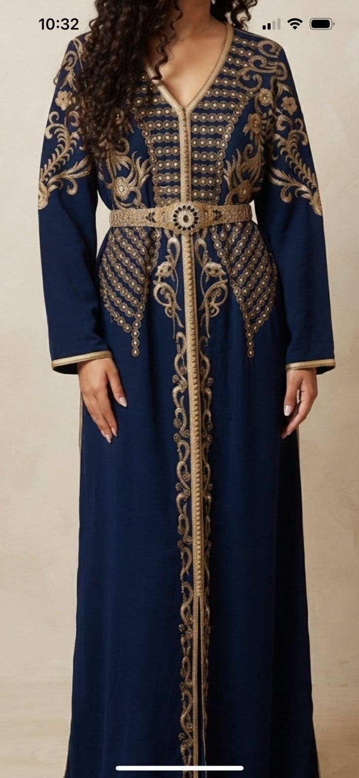 Kaftan, Kleding | Dames, Ophalen of Verzenden, Zo goed als nieuw, Blauw, Overige typen