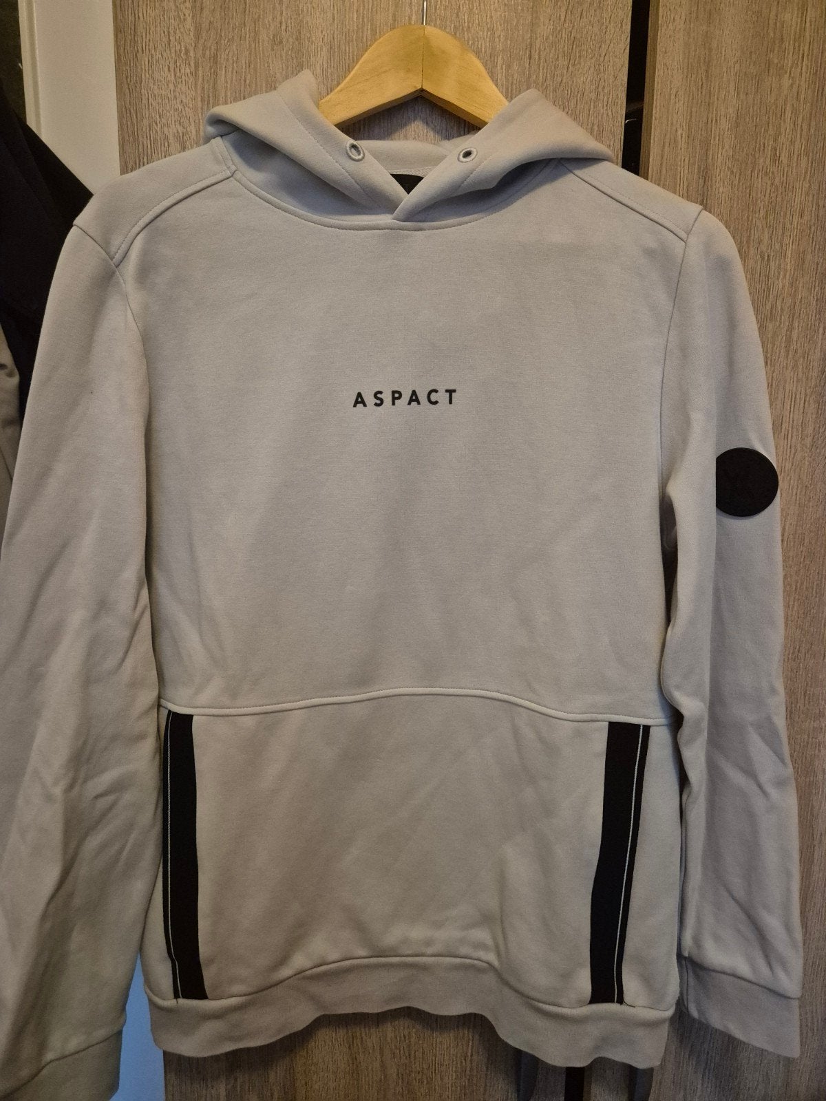 ASPACT Hoodie - Lichtgrijs Maat M, Ophalen of Verzenden, Zo goed als nieuw, ASPACT
