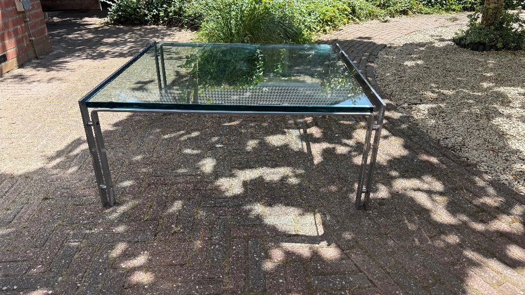 design salontafel M!, Ophalen, Gebruikt, 50 tot 100 cm, Vierkant