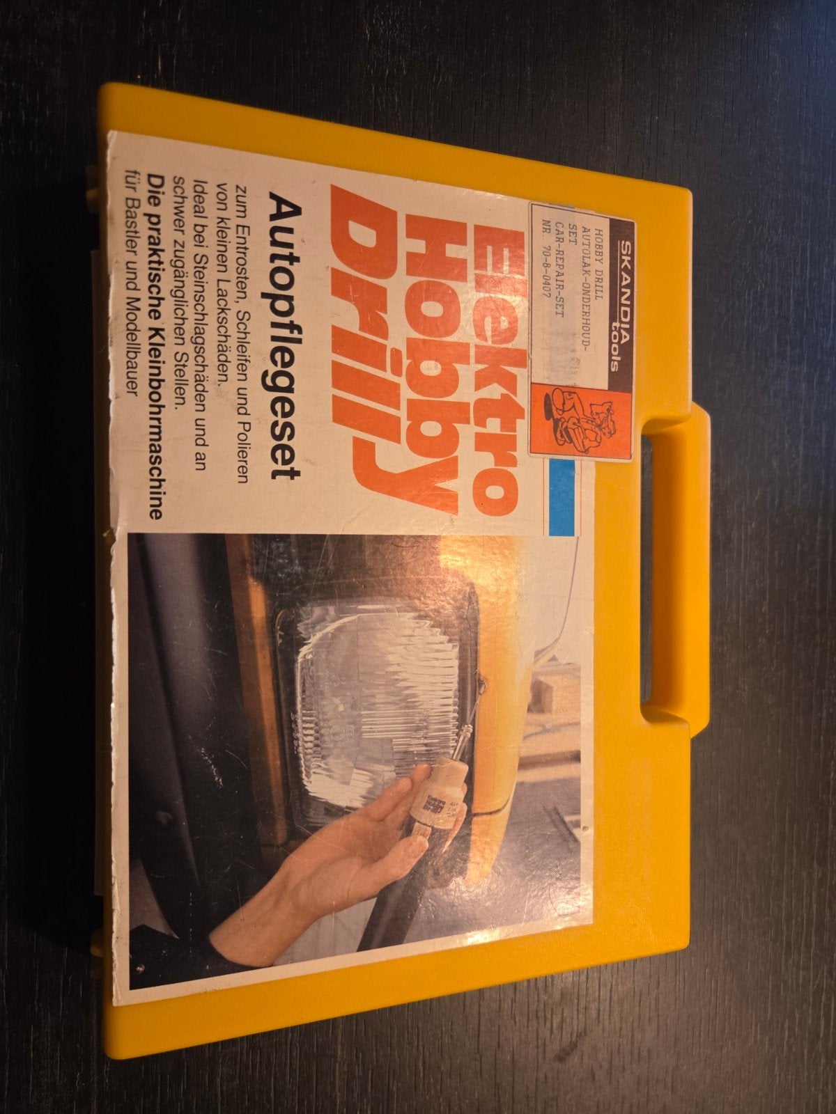 Elektro Hobby Drill Autopflegeset - Vintage Boormachine, Ophalen of Verzenden, Gebruikt, Minder dan 400 watt, Boormachine