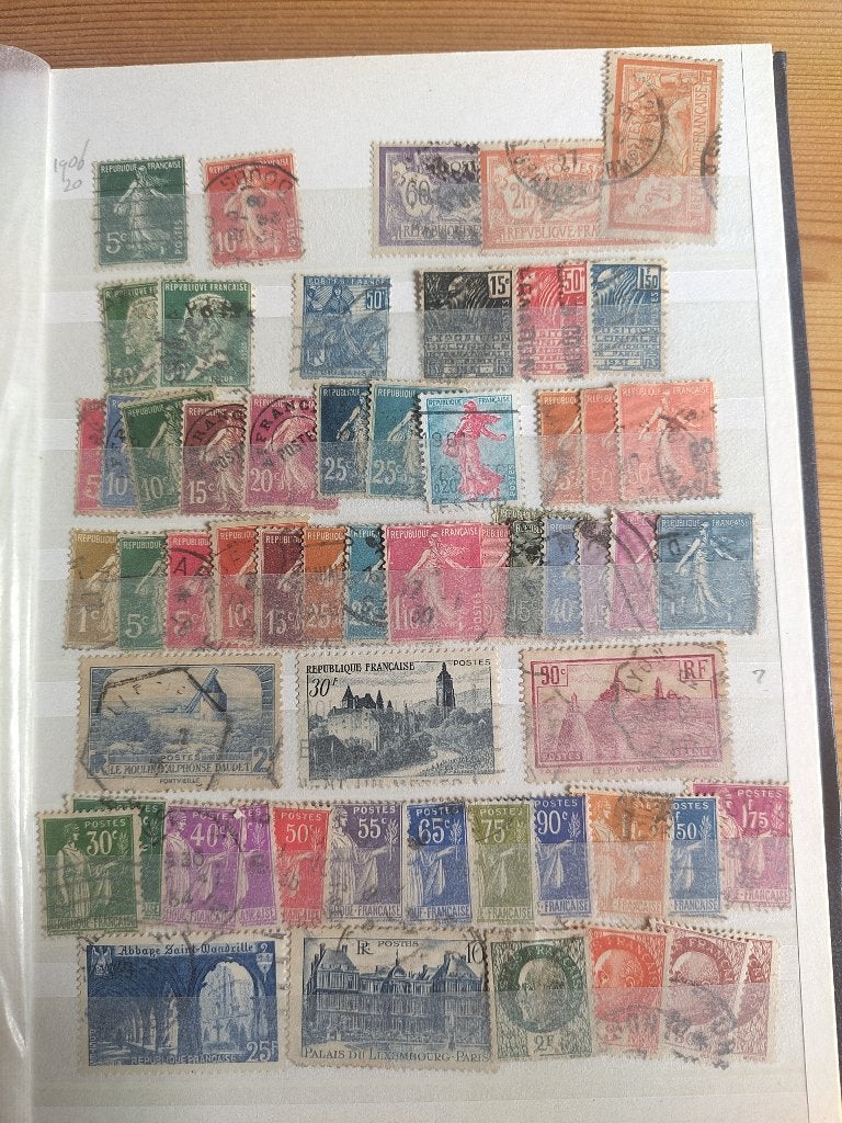postzegels restkavel Frankrijk, Ophalen of Verzenden, Gestempeld
