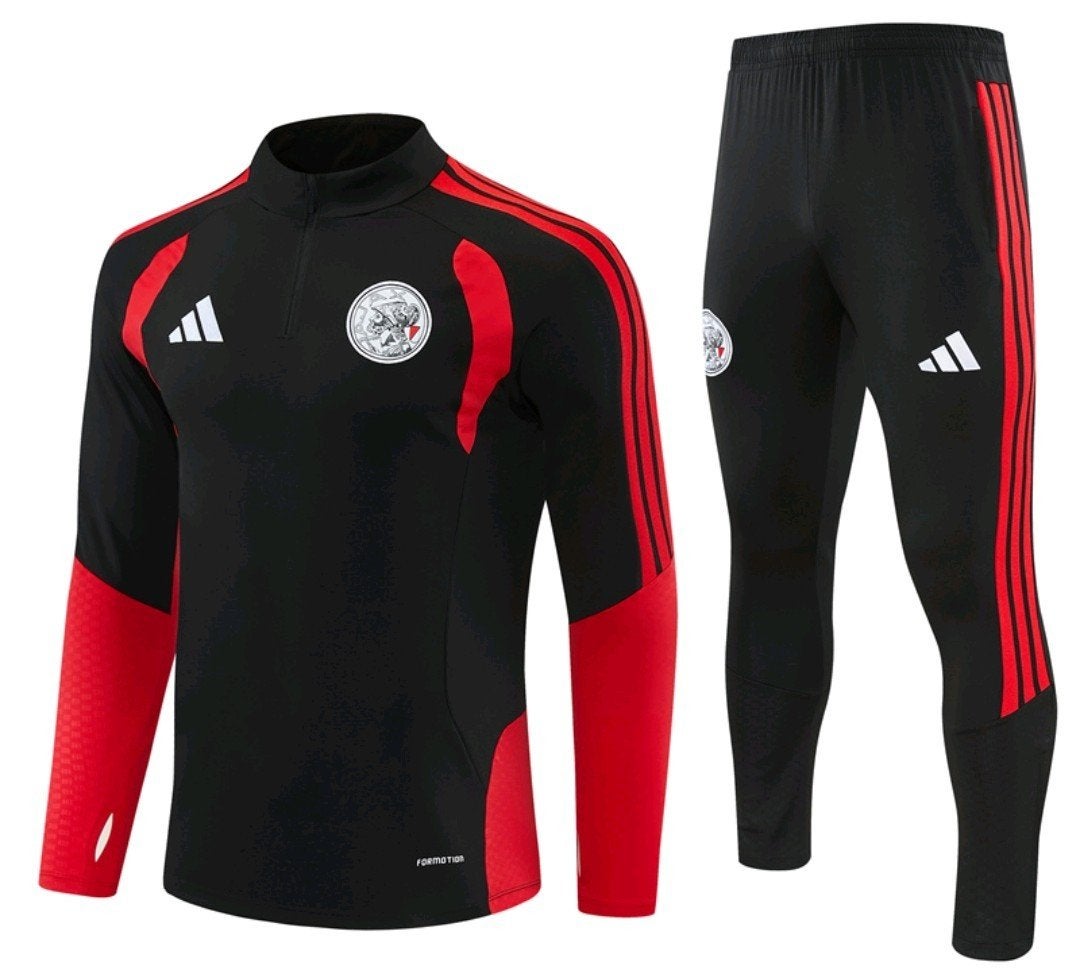 Ajax Trainingspak Zwart/Rood - Alle Maten (ook Kinder), Kleding | Heren, Meerkleurig, Nieuw, Overige maten, Ophalen of Verzenden