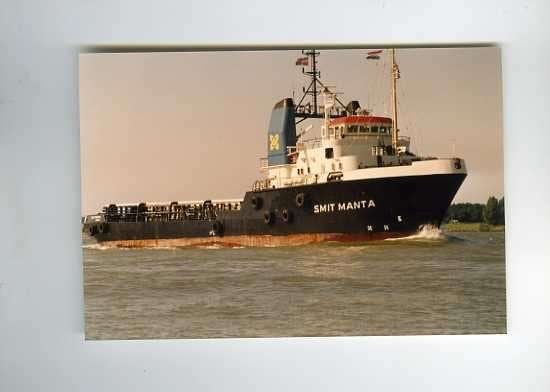 scheepvaart-foto-smit manta-2x,, Verzamelen, Ophalen of Verzenden, Zo goed als nieuw, Motorboot, Boek of Tijdschrift